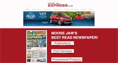 Desktop Screenshot of moosejawexpress.com